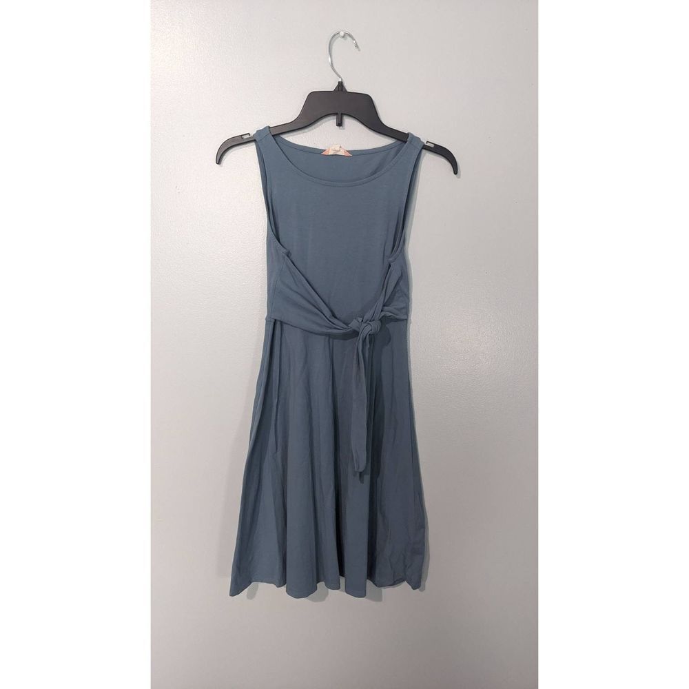 Modcloth dusty blue sleeveless dress size small